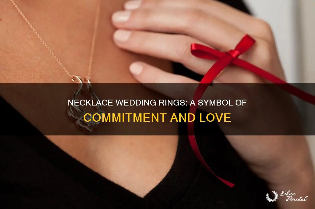 what does a wedding ring around the neck mean