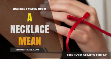 The Meaning Behind Wedding Rings Worn on Necklaces