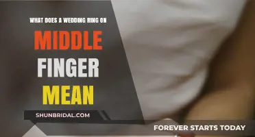 The Meaning of Wearing a Wedding Ring on the Middle Finger