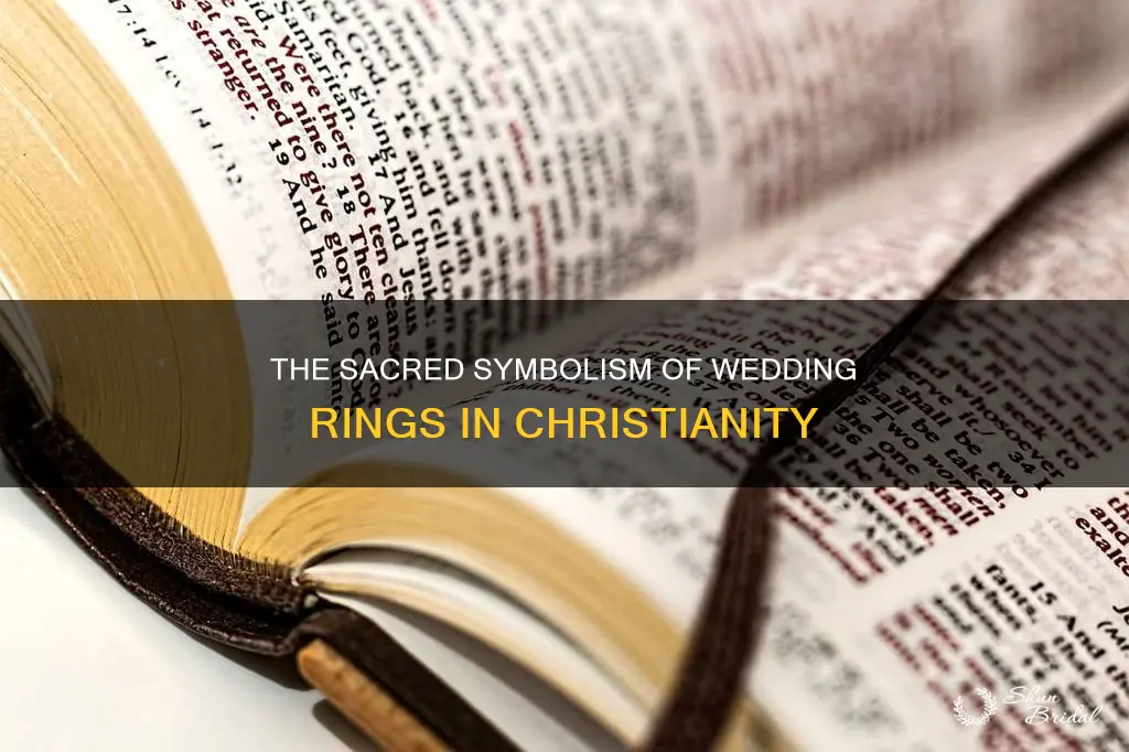 what does a wedding ring symbolize in the bible