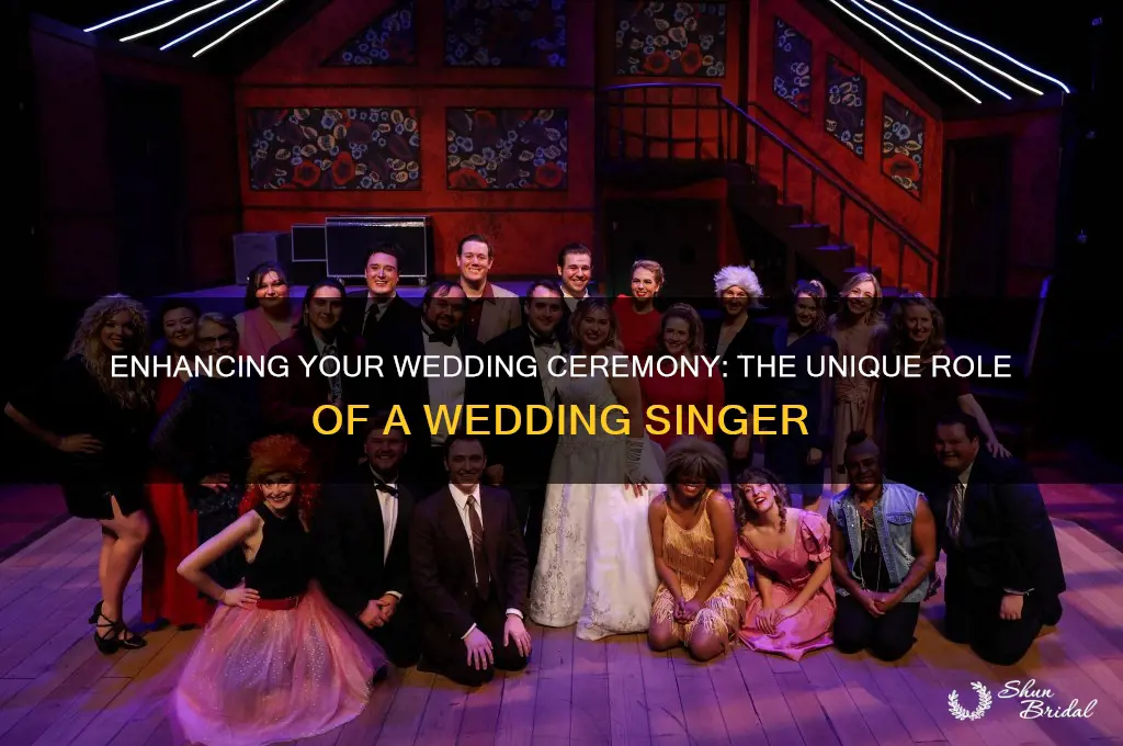 what does a wedding singer add to a ceremony