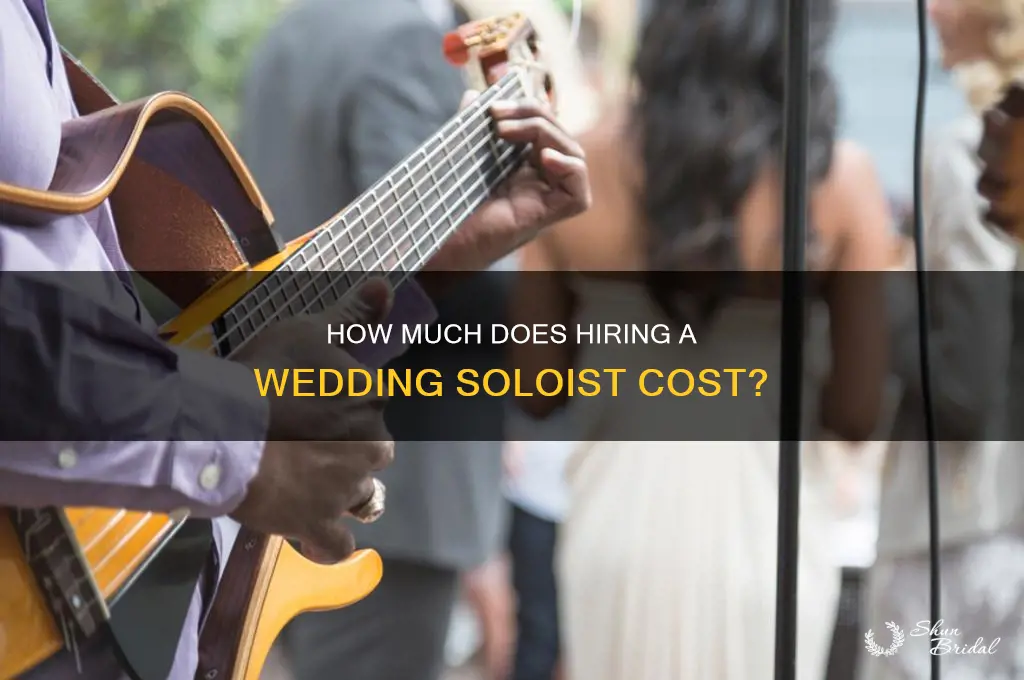 what does a wedding soloist cost