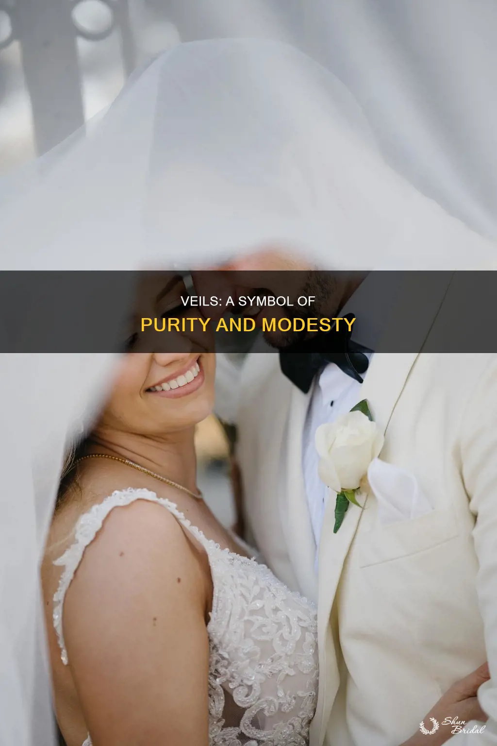 what does a wedding veil represent