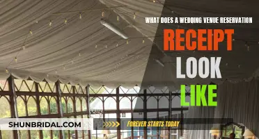 Your Dream Wedding Venue: Receipt and Reservation