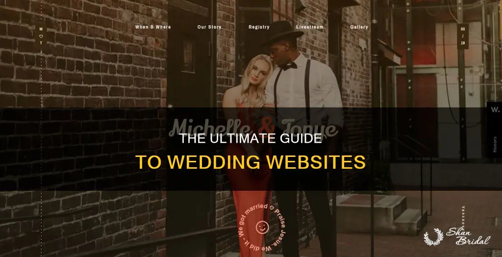 what does a wedding website need