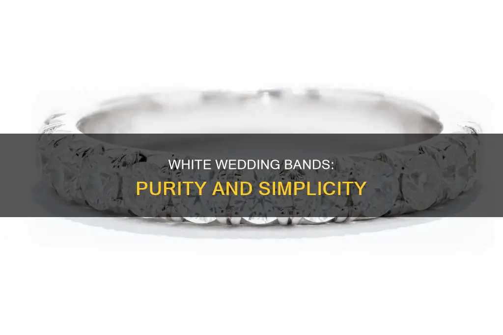 what does a white wedding band mean