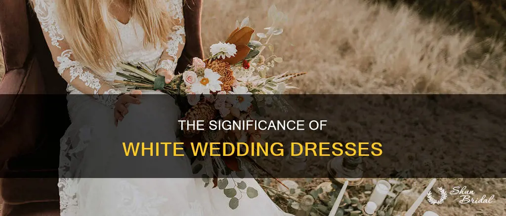 what does a white wedding dress mean