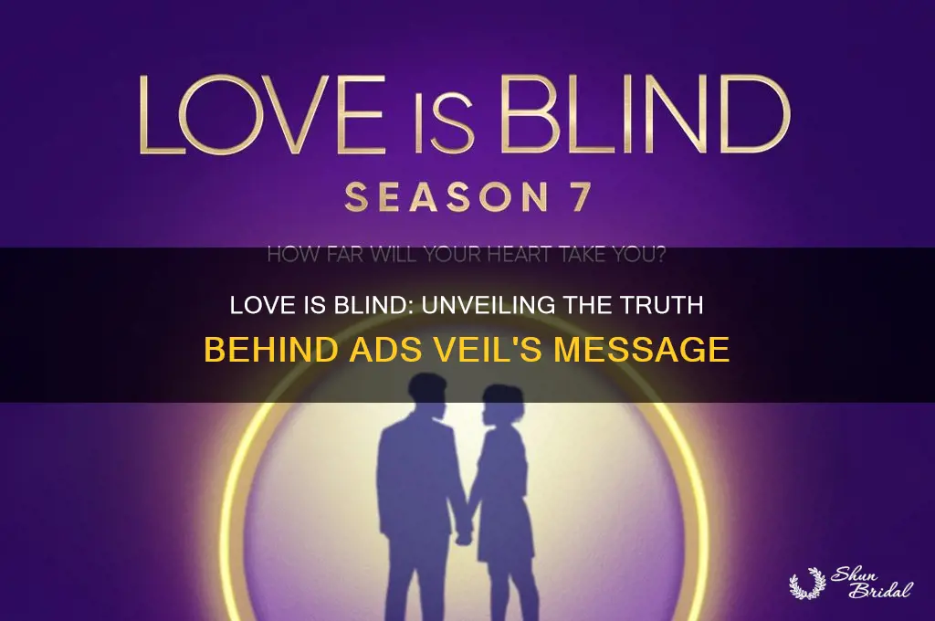 what does ads veil say love is blind