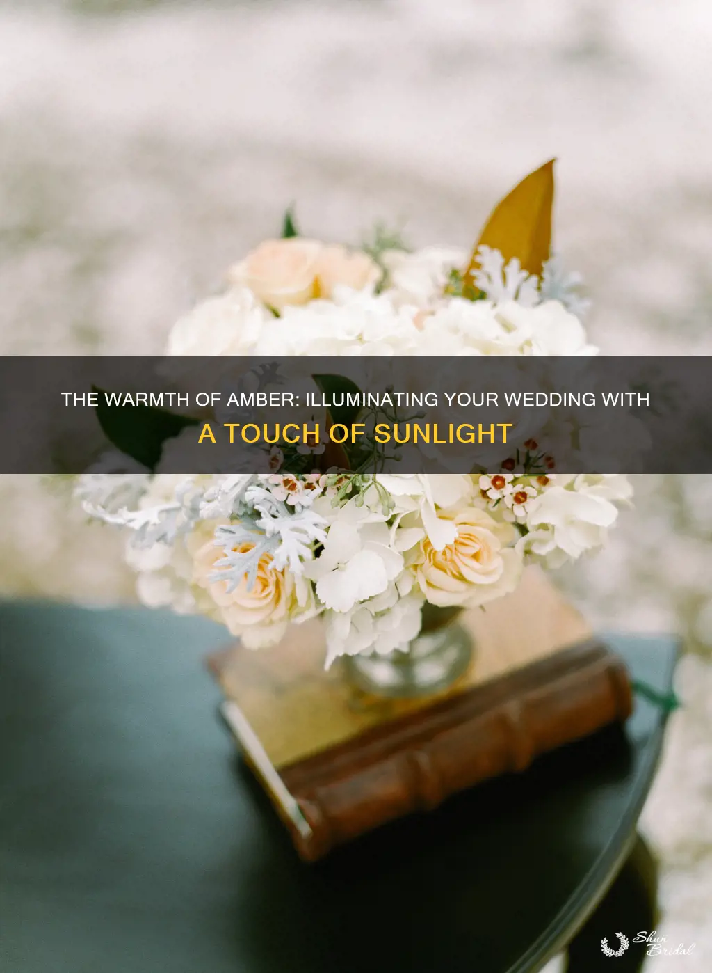 what does amber as a wedding color mean