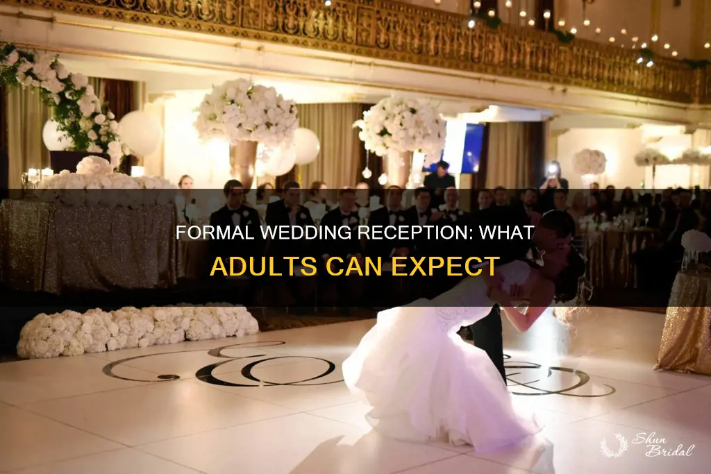 what does an adult formal wedding reception mean