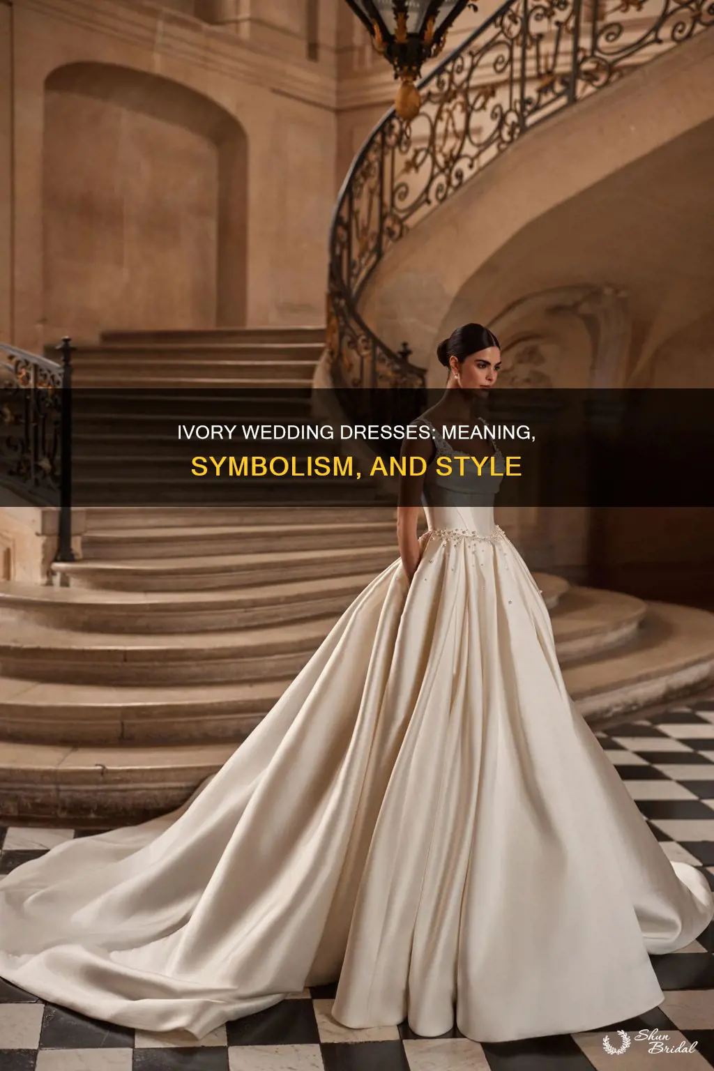 what does an ivory wedding dress mean