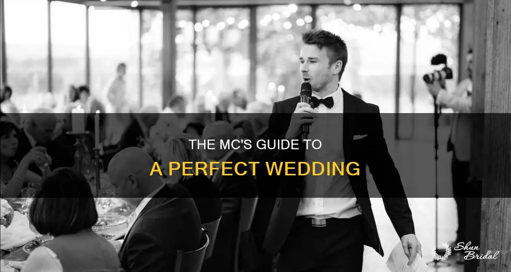 what does an mc need to do at a wedding
