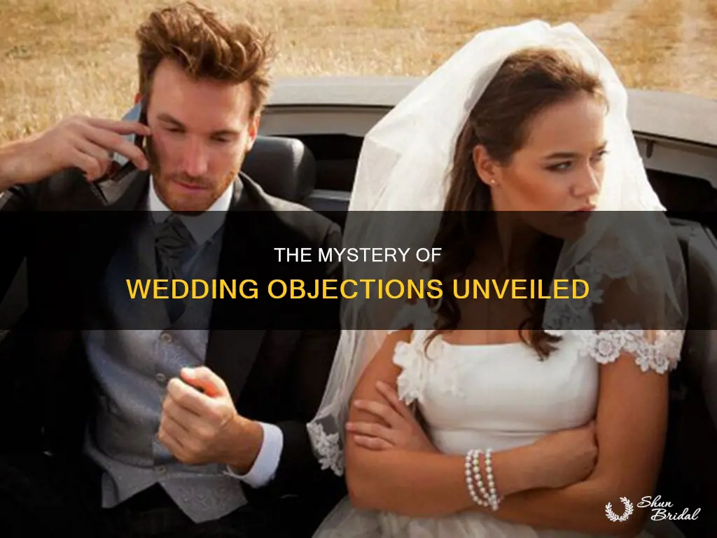 what does an objection mean at a wedding