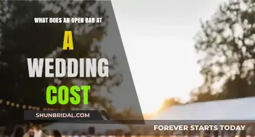 Open Bar Wedding Costs: Budgeting for Drinks at Your Reception