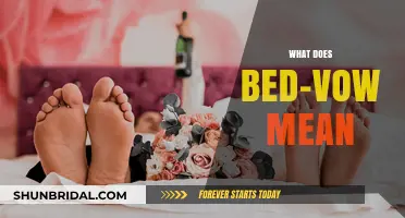 Unraveling the Mystery: What Does Bed-Vow Mean and Its Origins