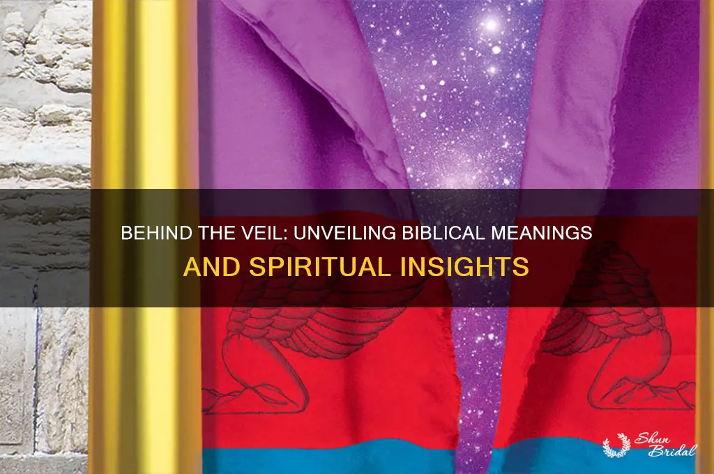 what does behind the veil mean in the bible