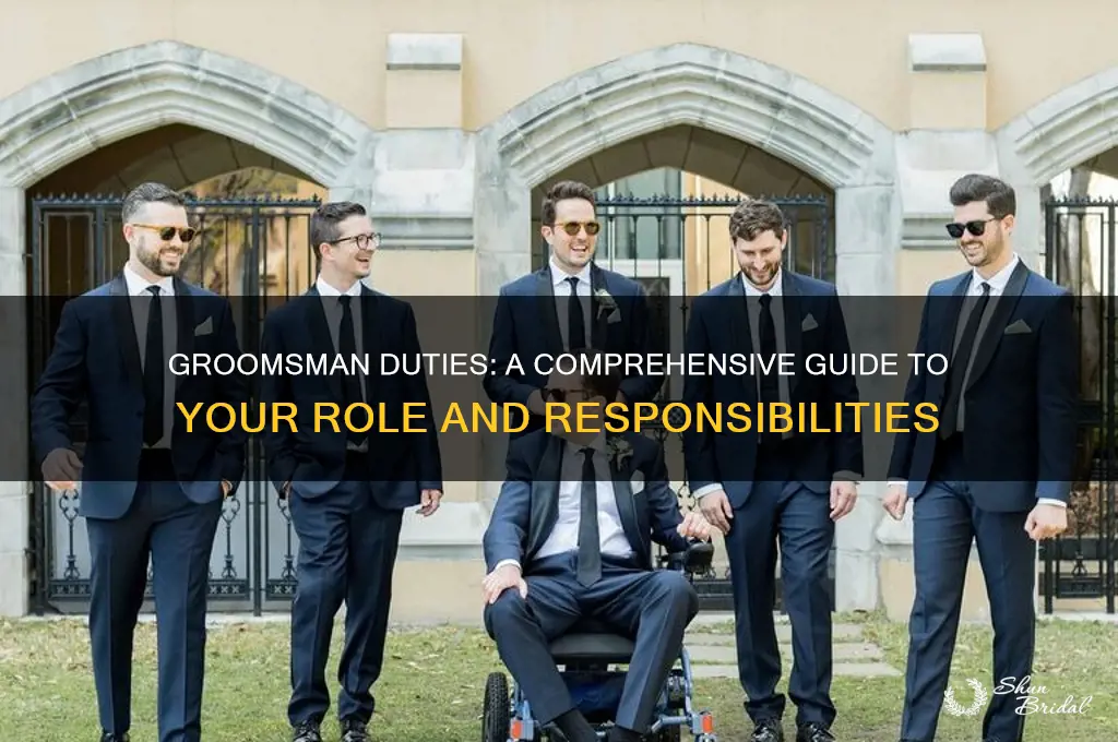 what does being a groomsman entail