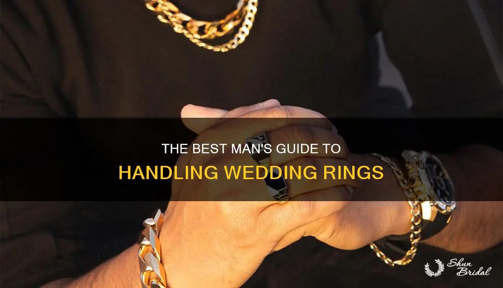 what does best man do with rings