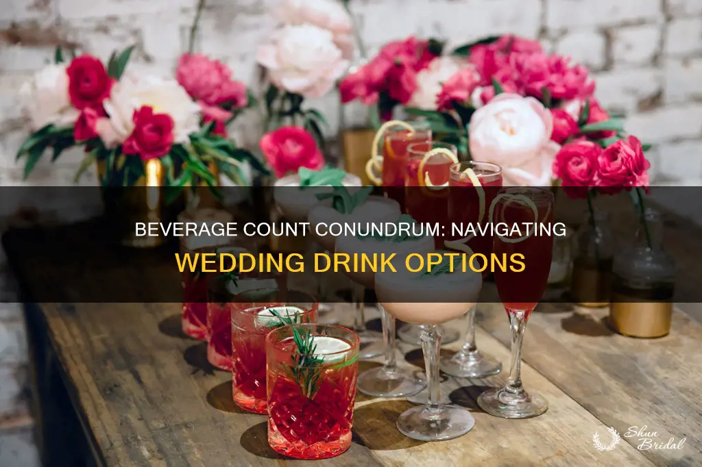 what does beverage count mean wedding