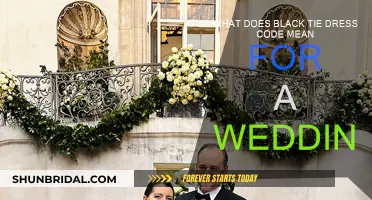 Black-Tie Wedding Attire: What Does It Mean?