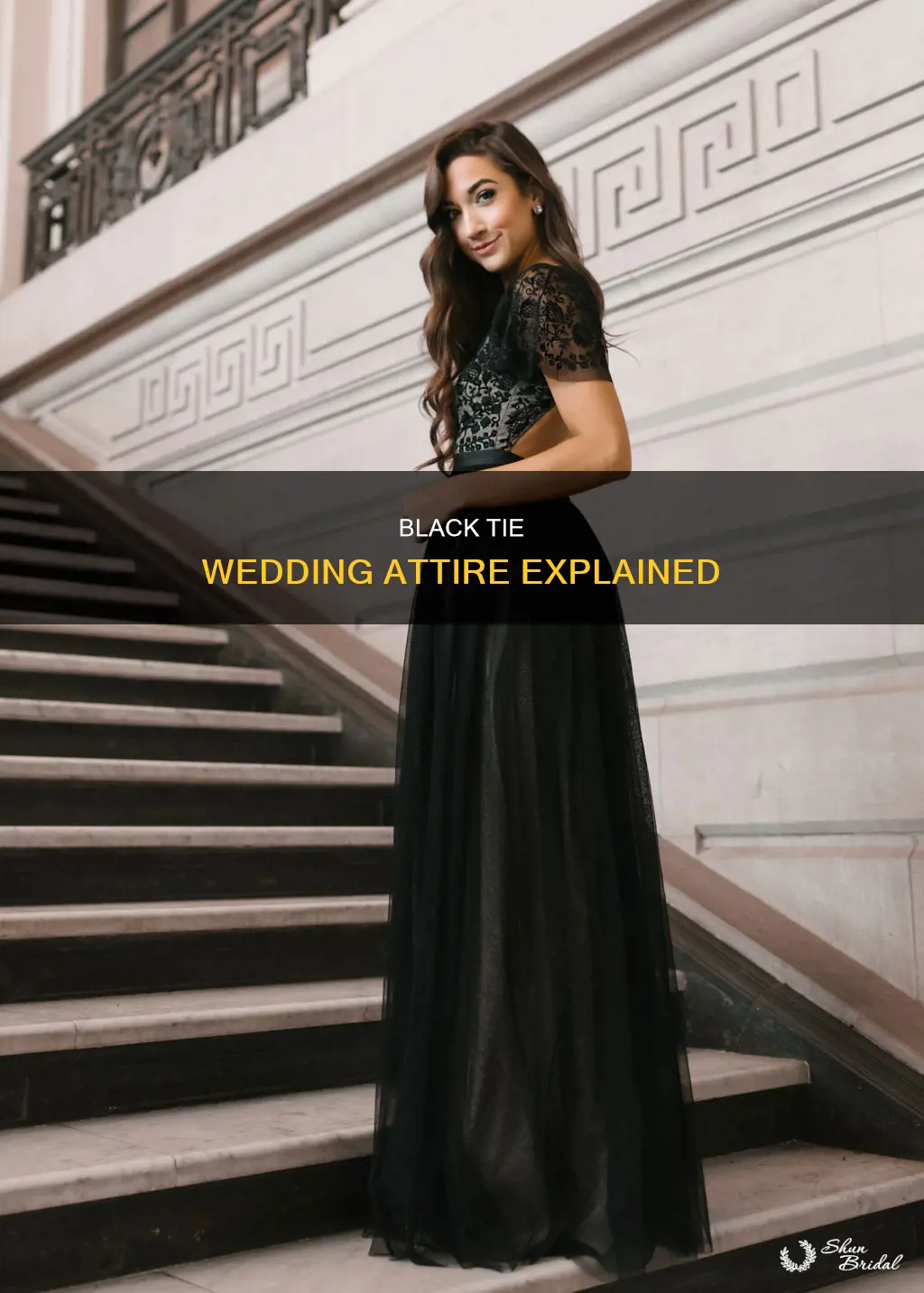 what does black tie mean for wedding