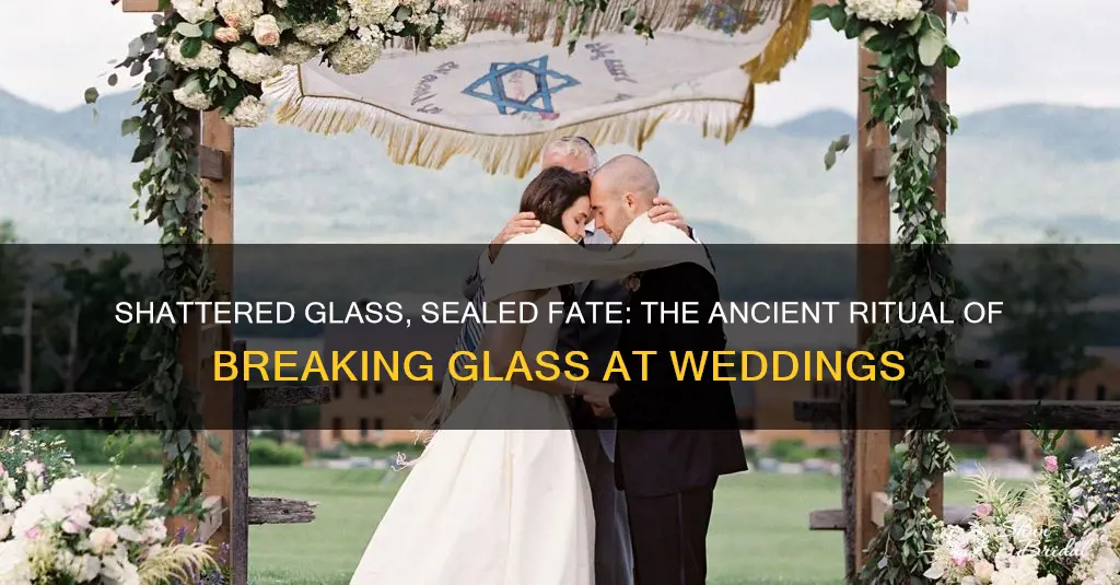 what does breaking a glass at a wedding mean