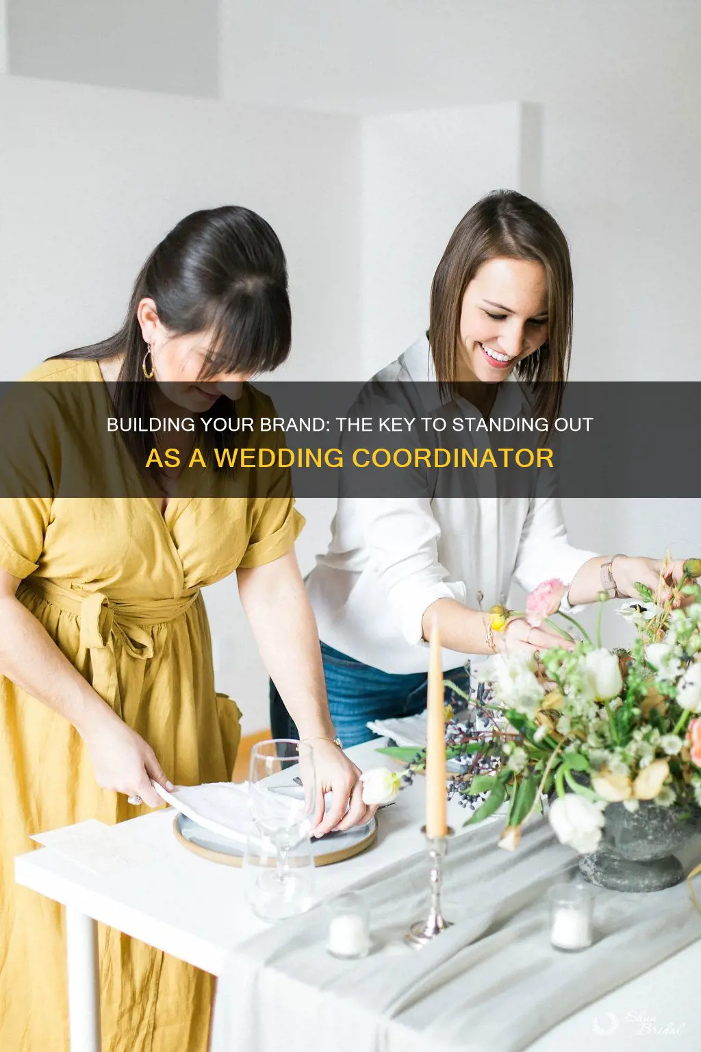 what does building your brand mean wedding coordinator