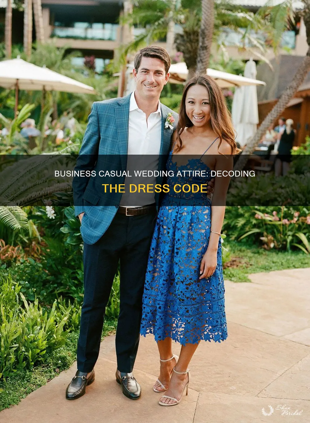 what does business casual mean for a wedding