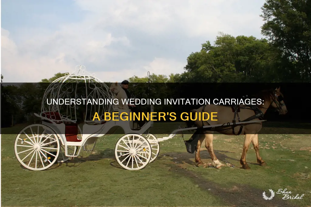 what does carriages mean on a wedding invitation