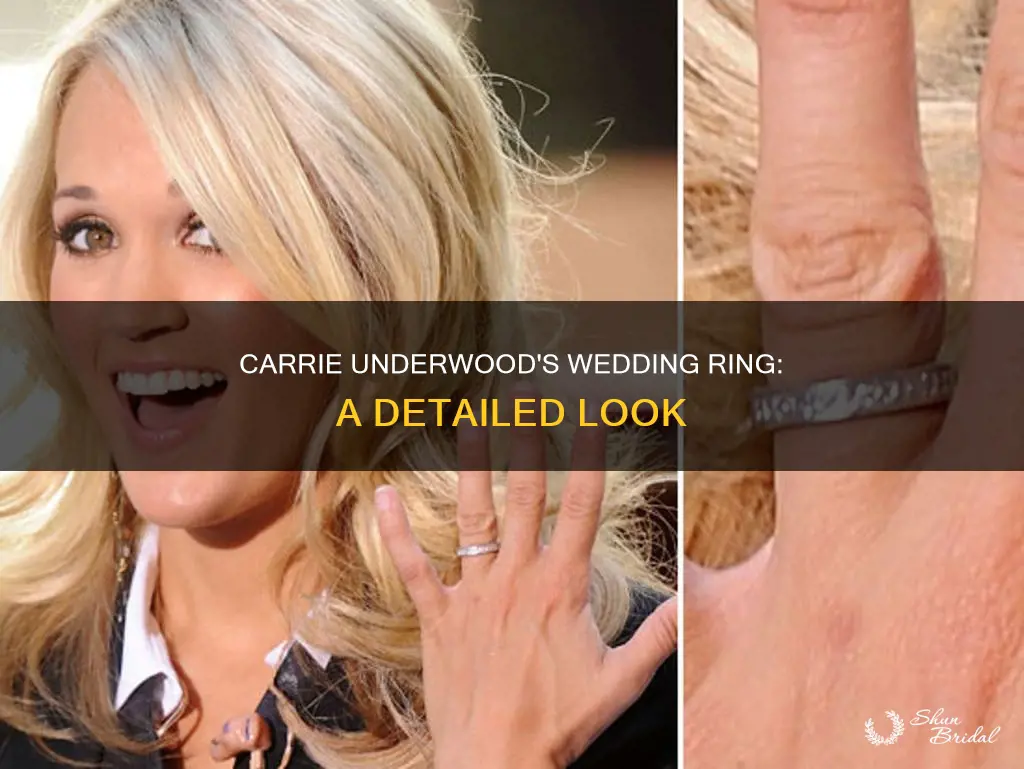 what does carrie underwood wedding ring look like