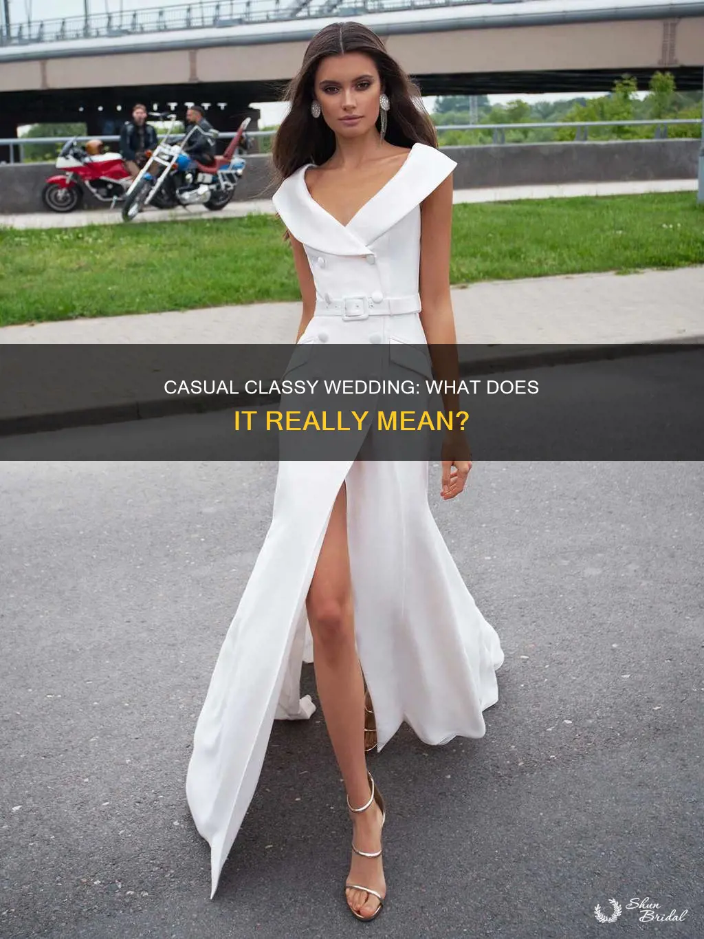 what does casual classy wedding mean