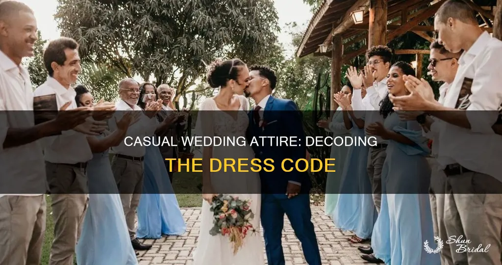 what does casual dress code mean for a wedding