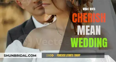 The True Meaning of Cherish: A Wedding Vow Explained