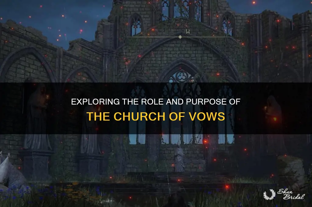 what does church of vows do