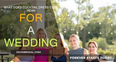 Cocktail Attire Wedding: What Does It Mean?