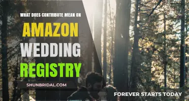 How Amazon's Wedding Registry 'Contribution' Feature Works