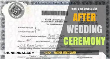 Post-Wedding Paperwork: What Documents Couples Sign After Saying 'I Do