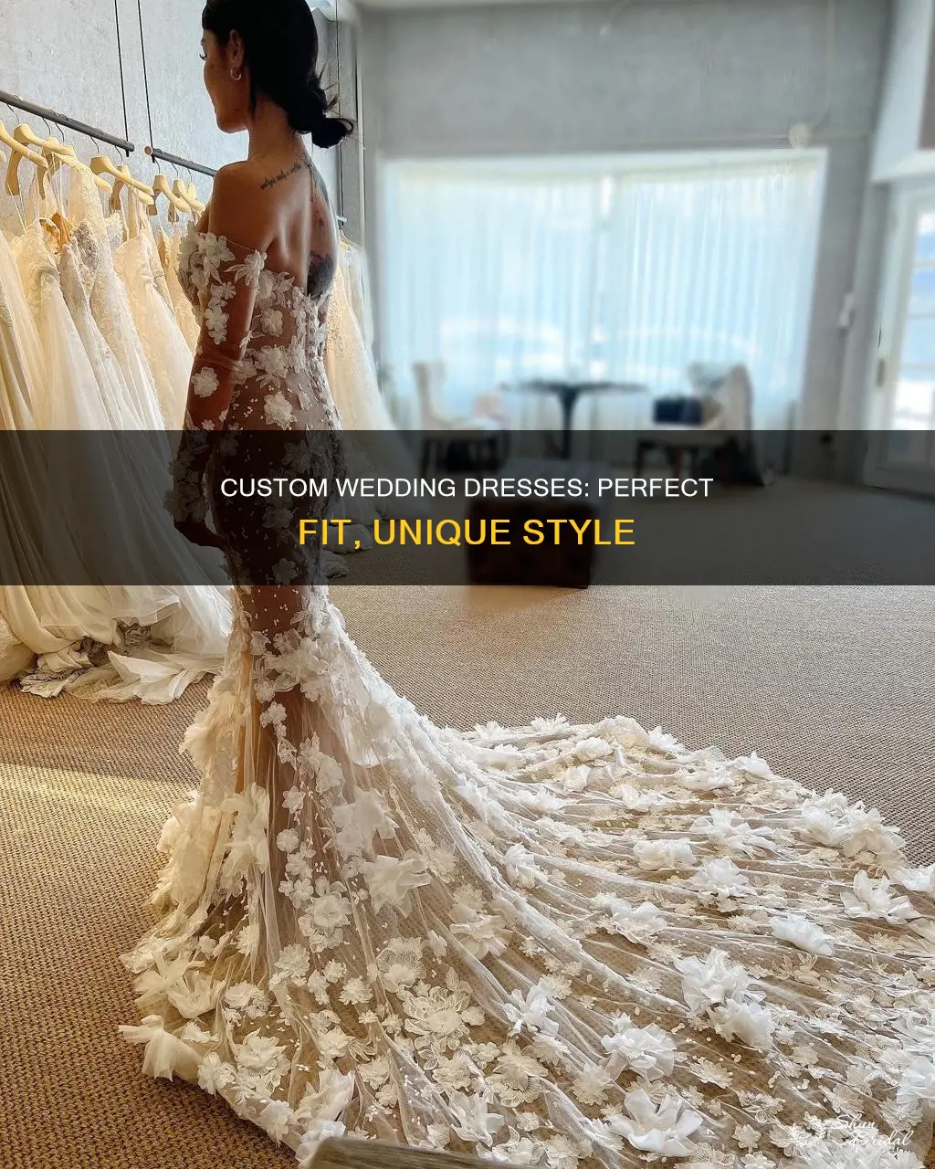 what does custom size wedding dress mean