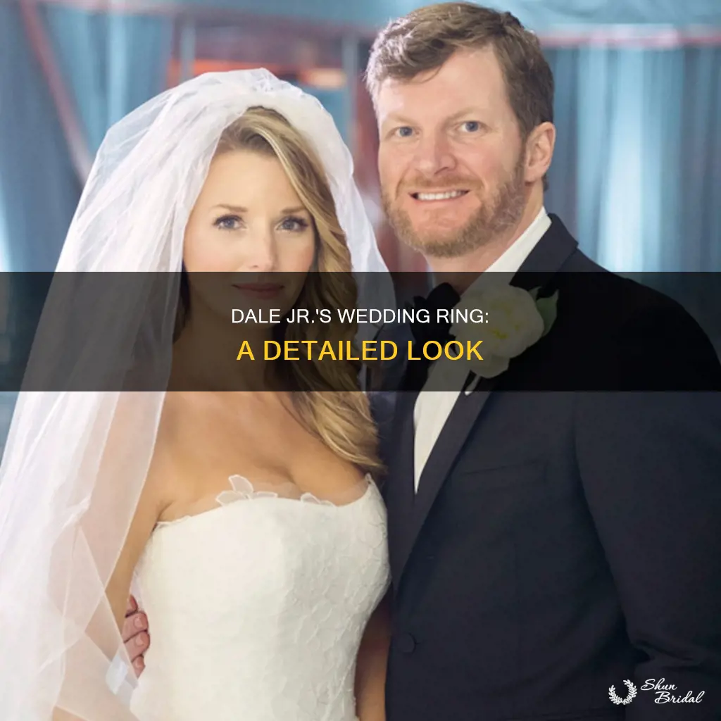 what does dale jr wedding ring look like