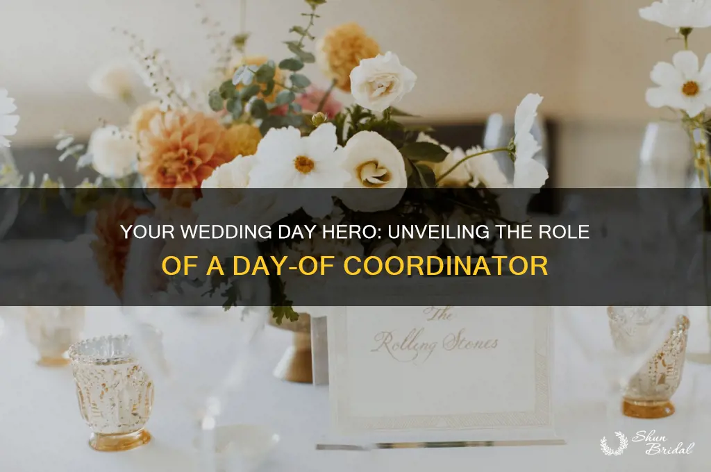 what does day of wedding coordinator do