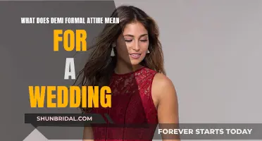 Understanding Demi-Formal Attire for Weddings: A Guide to Dressing Elegantly