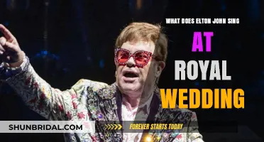 Elton John's Royal Wedding Performance: Songs and Highlights