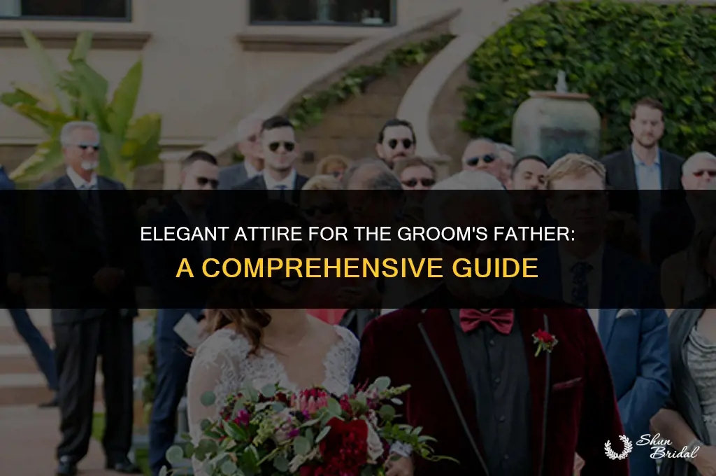 what does father of groom wear