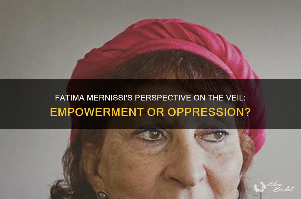 what does fatima mernissi say about the veil
