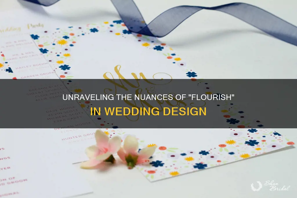 what does flourish mean for wedding