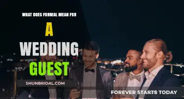 Decoding Formal Wedding Attire: A Guest's Guide to Dressing Elegantly