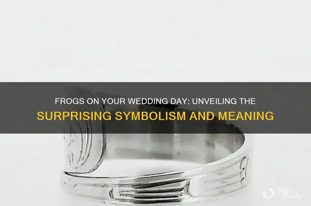 what does frogs on your wedding day mean