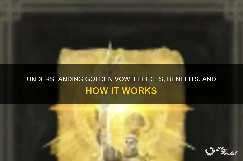 what does golden vow do