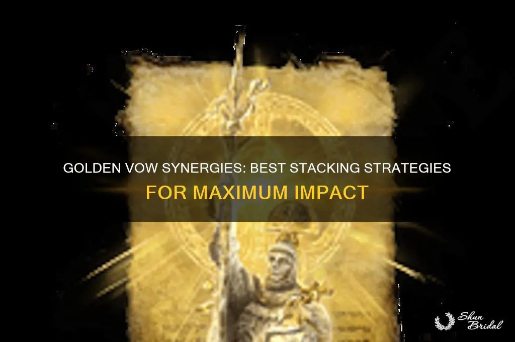what does golden vow stack with