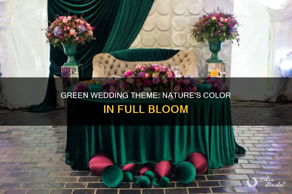 what does green mean at a wedding